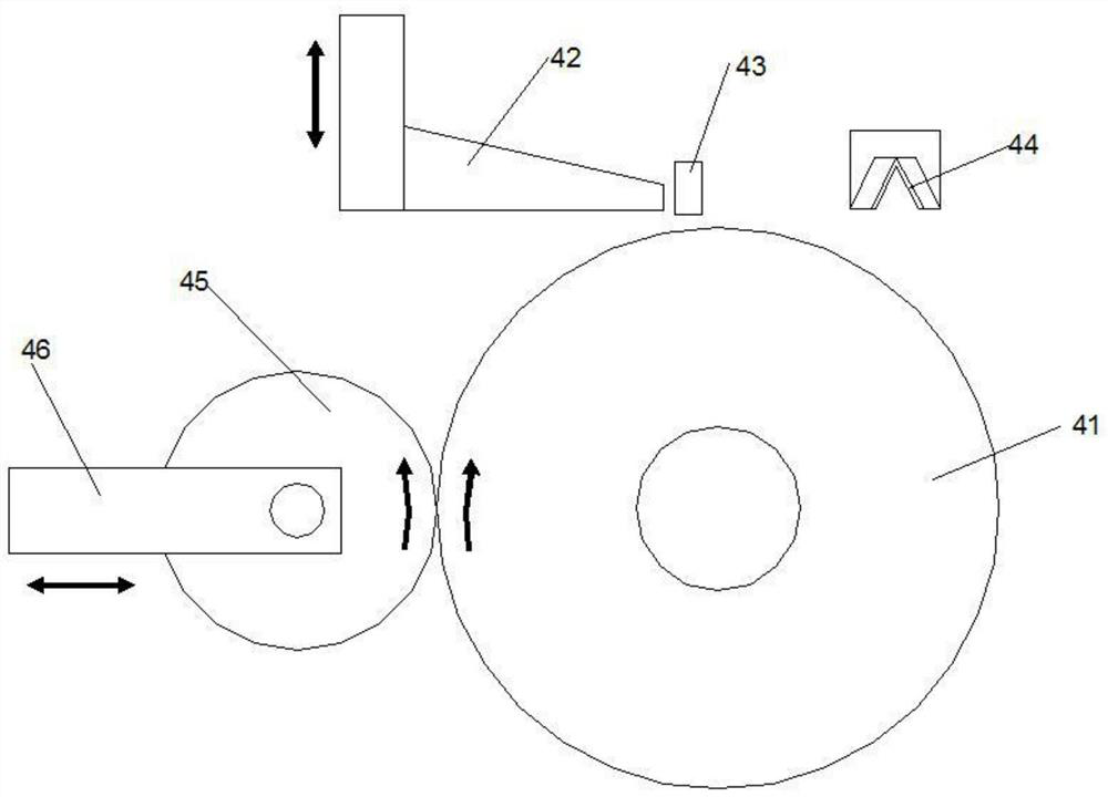 Glue avoiding device for pasting boxes