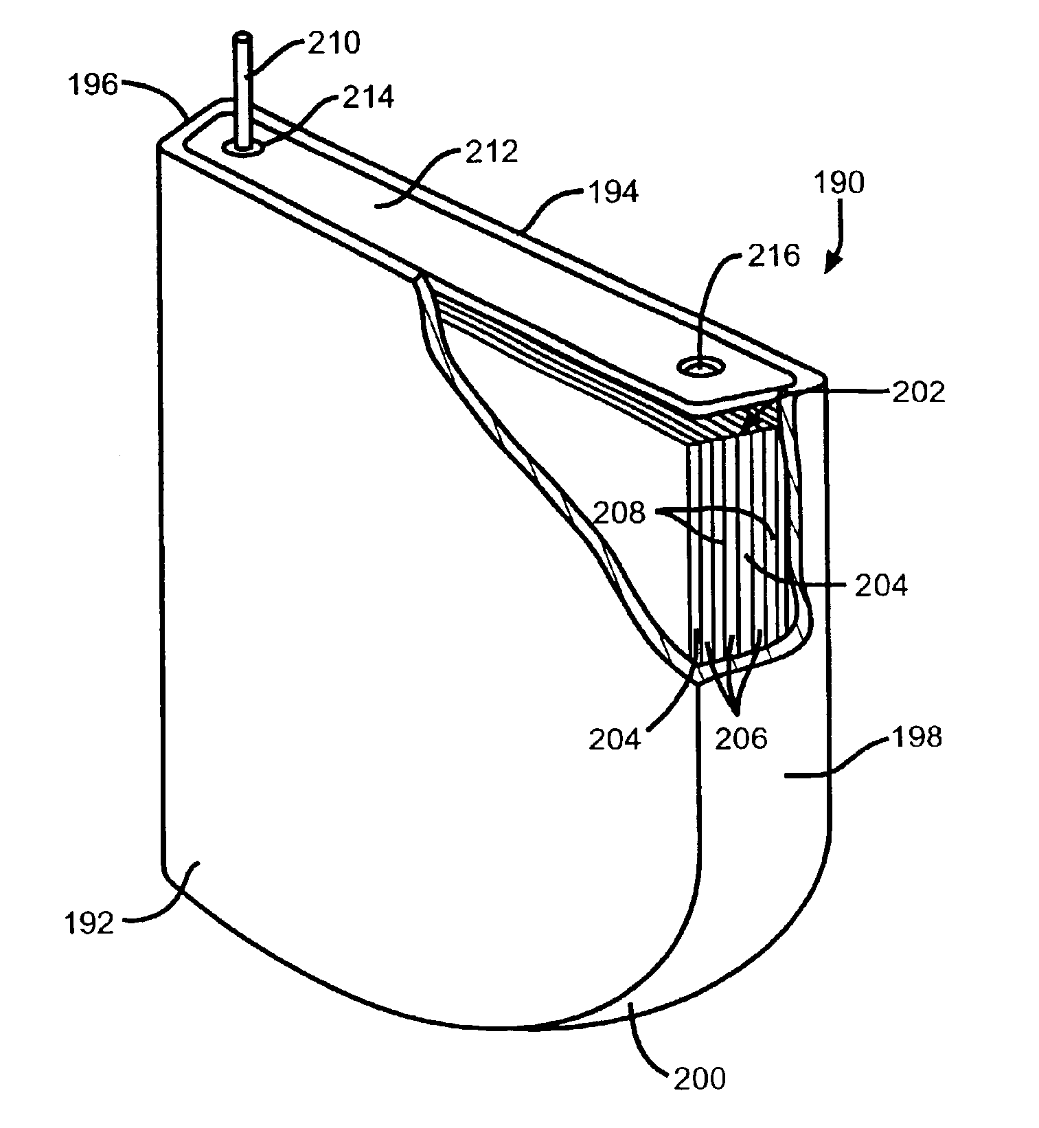 Electrochemical cell having a multiplate electrode assembly housed in an irregularly shaped casing