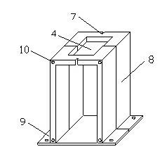 Fixture of test piece for testing inter-laminar drawing fatigue of pavement and testing method thereof