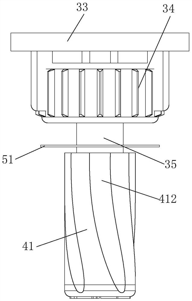 Cement board drilling device with dust removal function