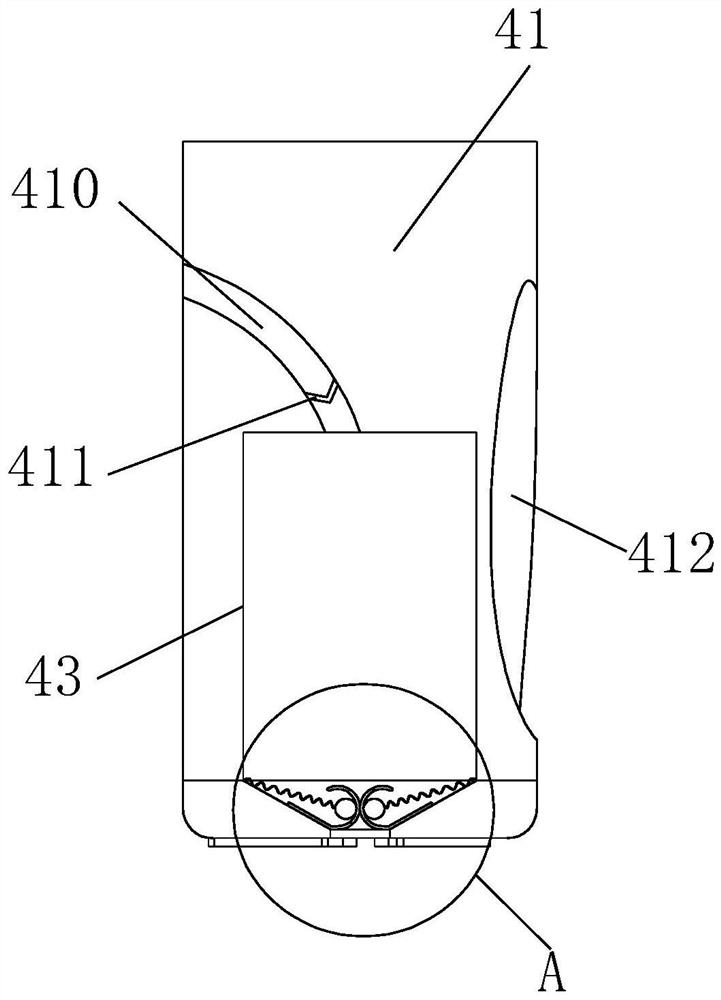 Cement board drilling device with dust removal function