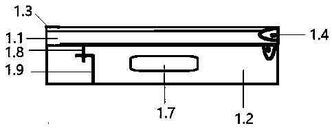 Hidden anti-robbery device and intelligent anti-robbery system