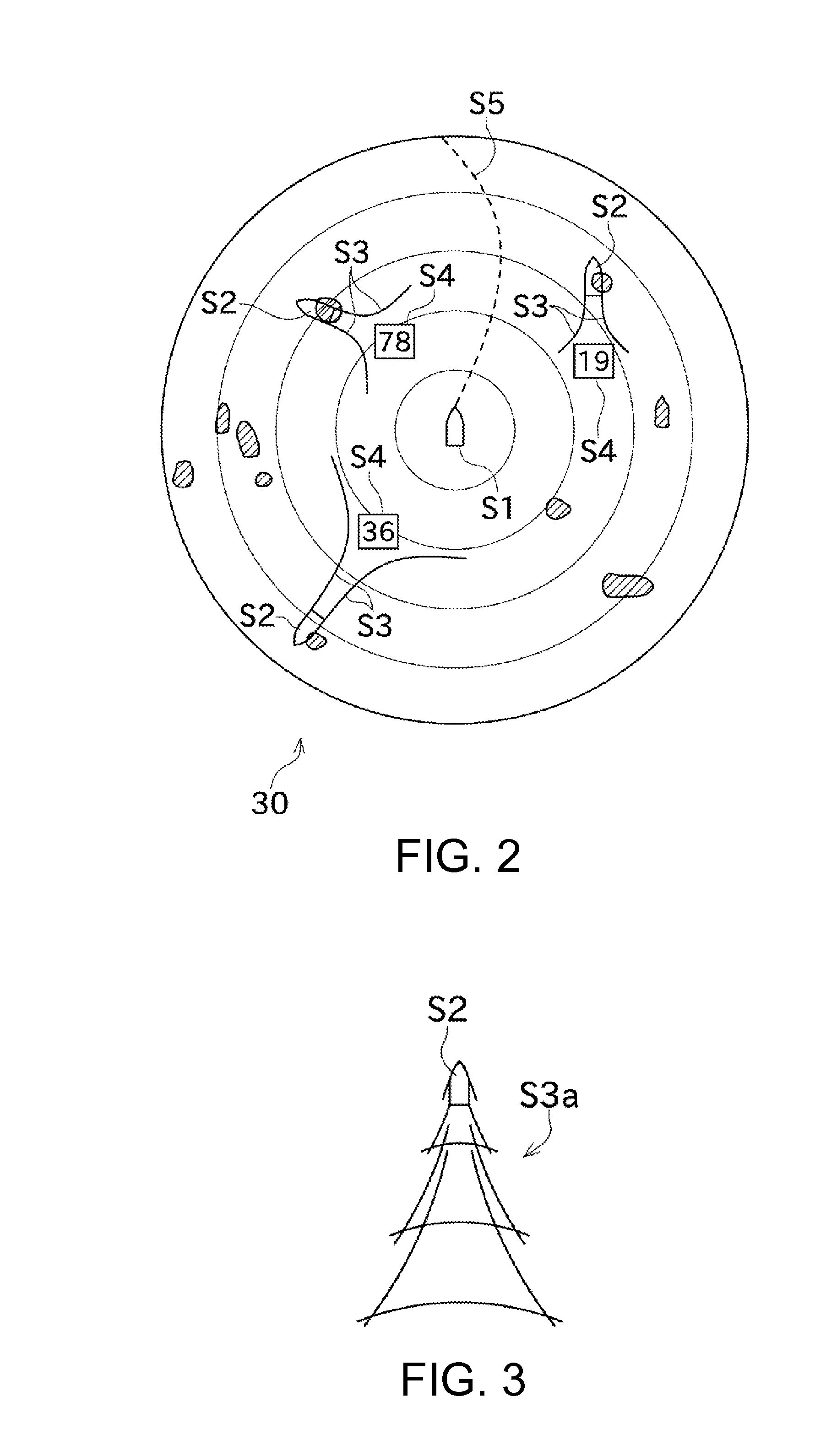 Method and device for displaying ship vicinity information