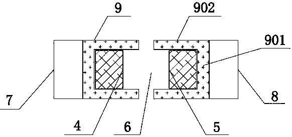 High-voltage cable connecting device for transformer