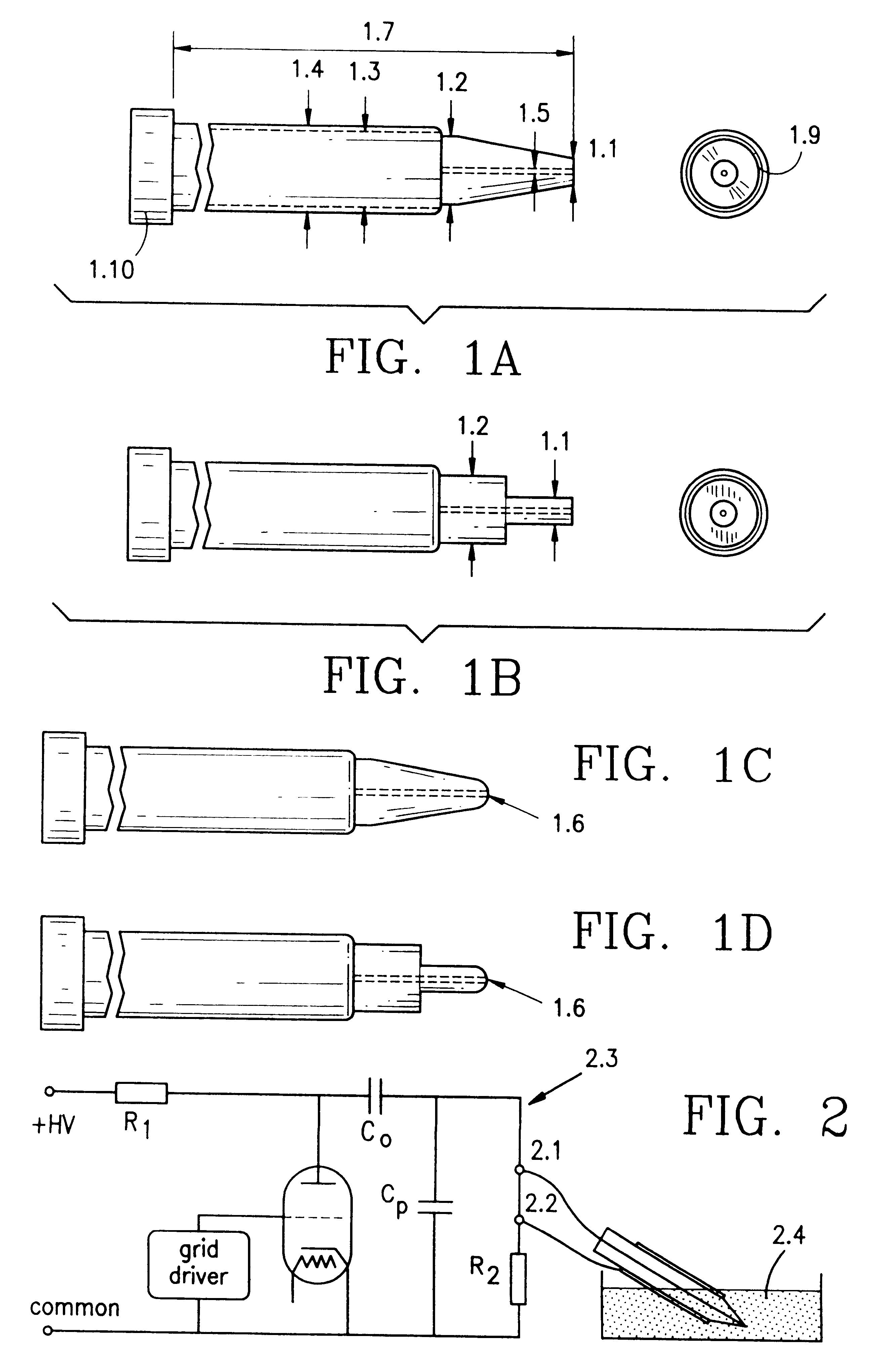 Method and a device for electro microsurgery in a physiological liquid environment