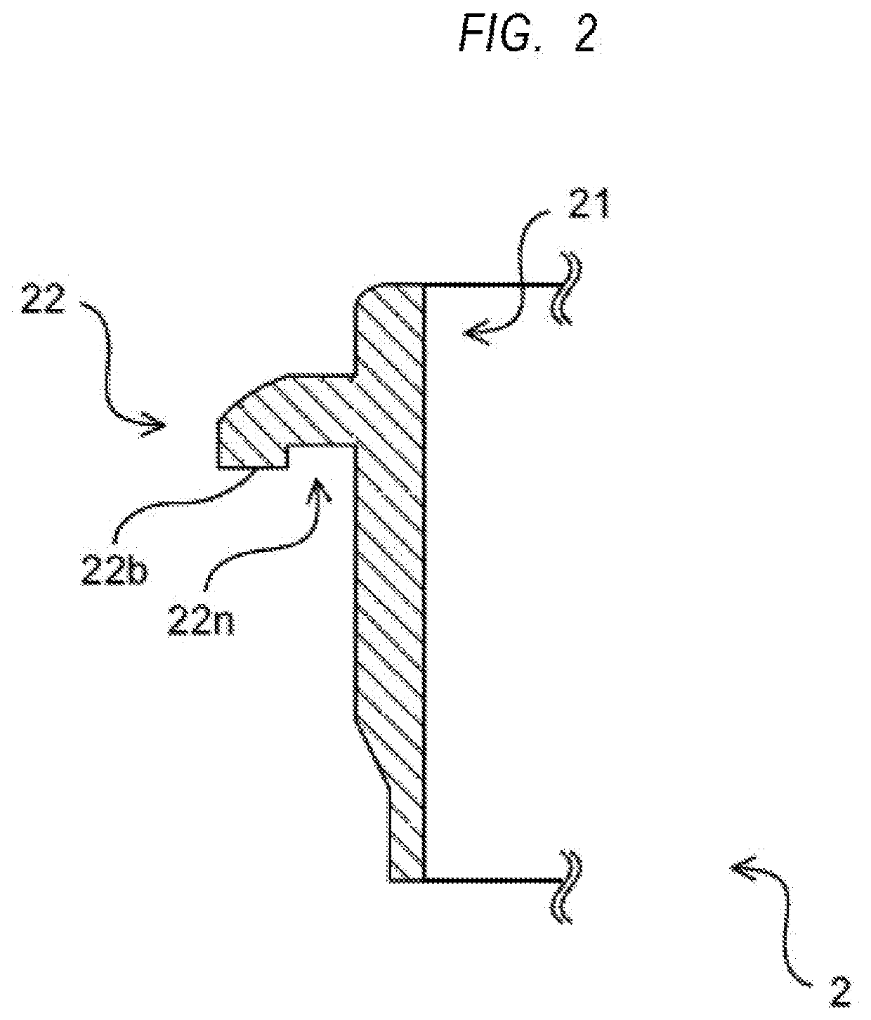 Gas downcomer pipe, installation member and desulfurization apparatus