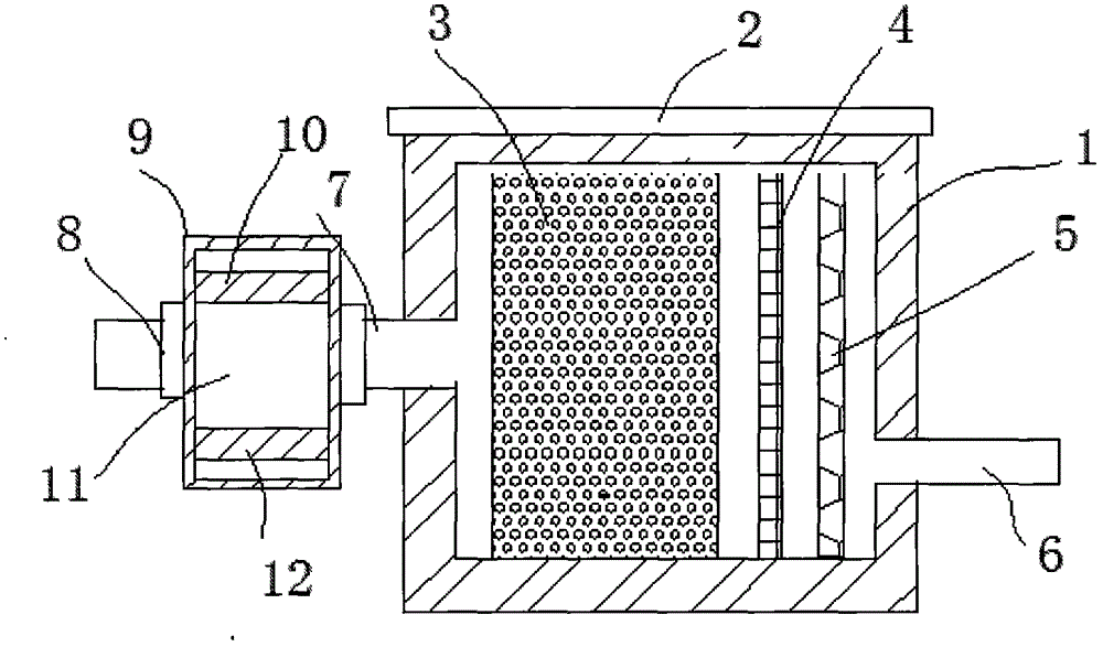 Methyl alcohol purifying device