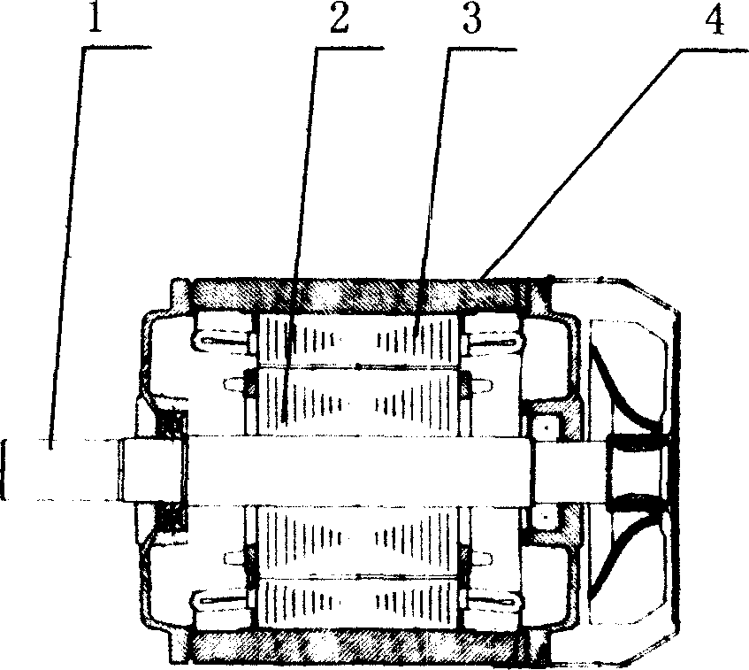 Complex three phase AC motor