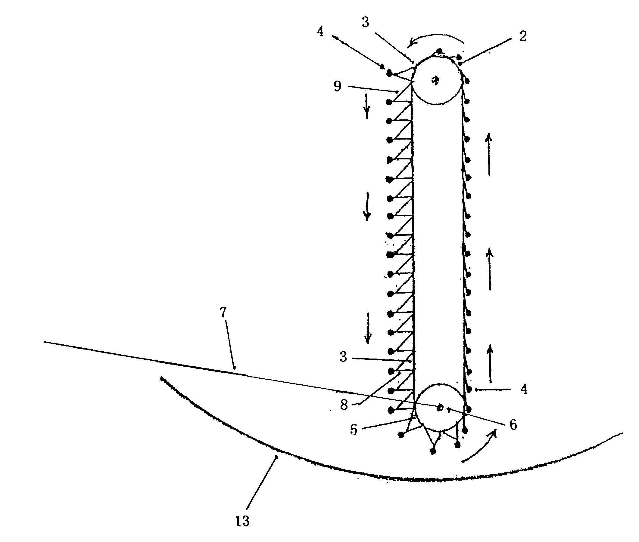 Main part device of shaking force hydraulic engine