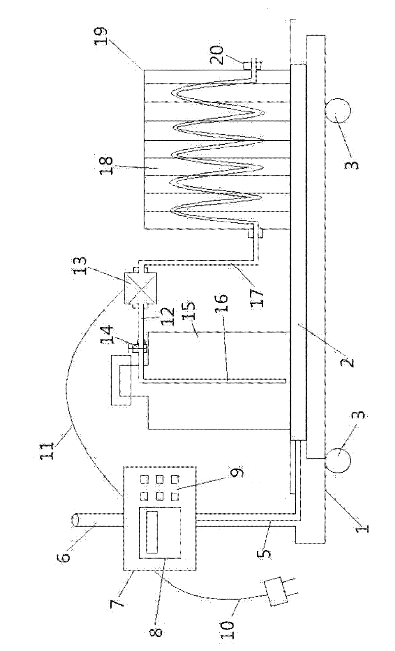 Sulfuryl fluoride application control device for containers