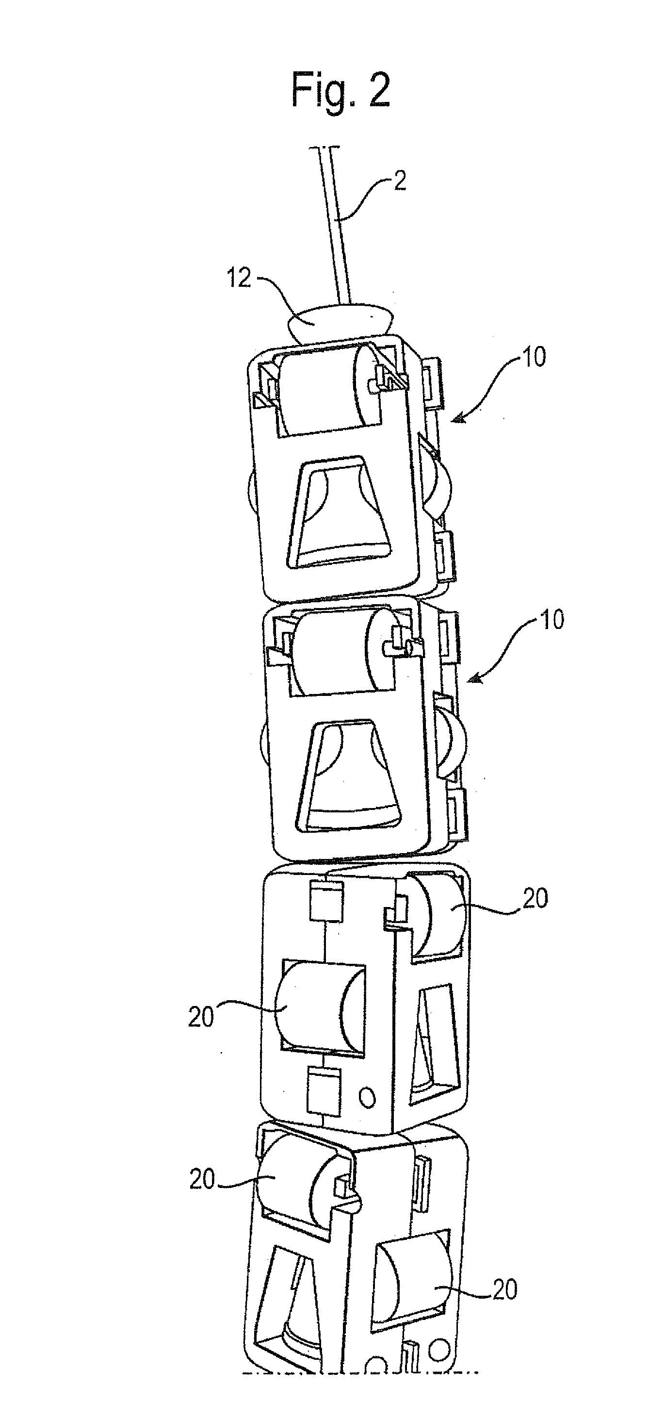 Feeding system for a welding wire for a submerged welding process