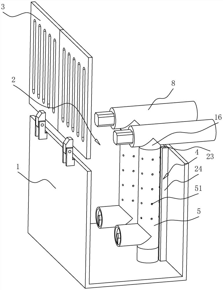 Municipal engineering environment-friendly drainage system