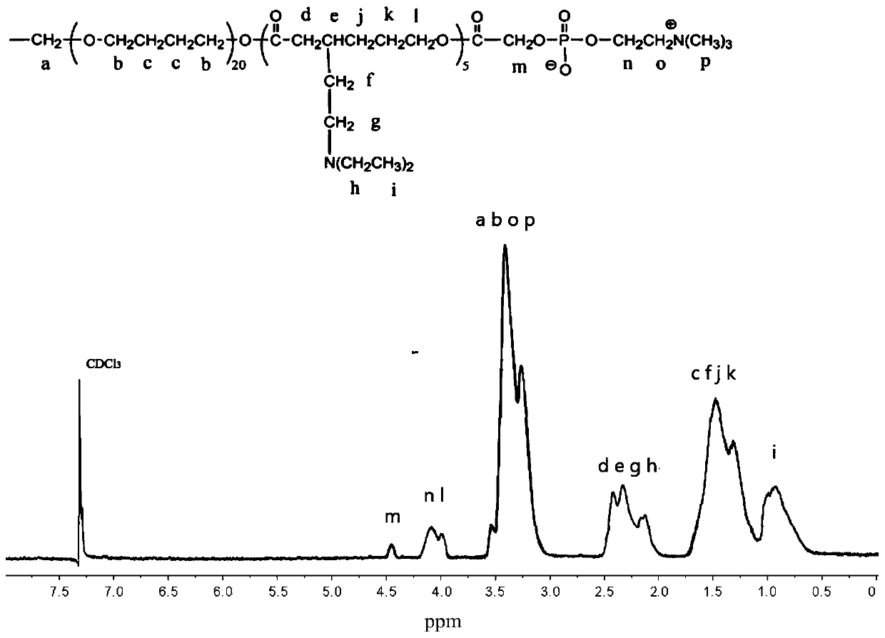 Degradable high-pH sensitive polymer as well as preparation method and application thereof