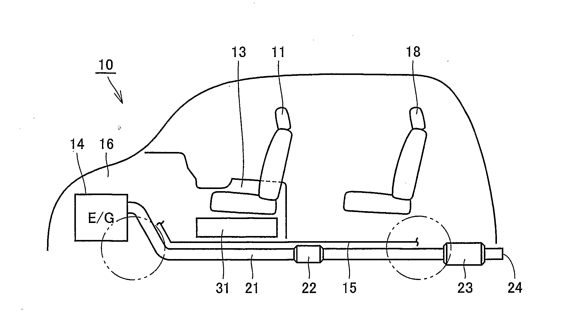 Structure of Hybrid Vehicle
