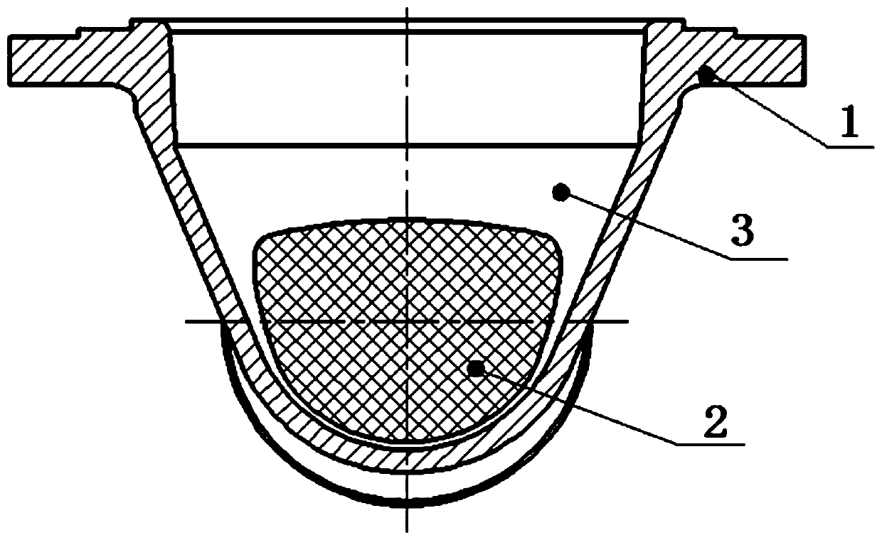 Flow channel port surface structure of high flow coefficient valve body