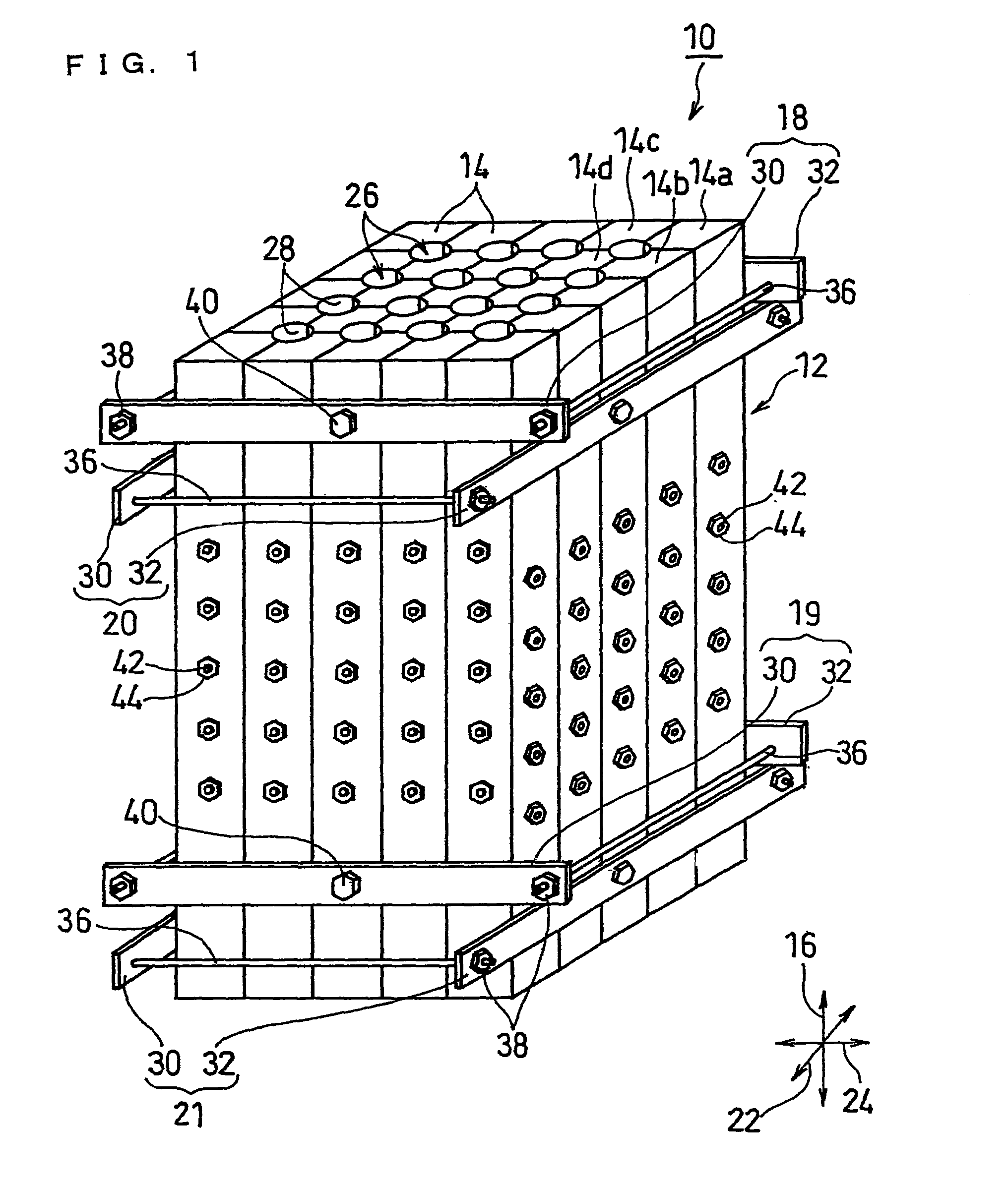 Mold for forming cast rods, casting apparatus, and production method of cast rods