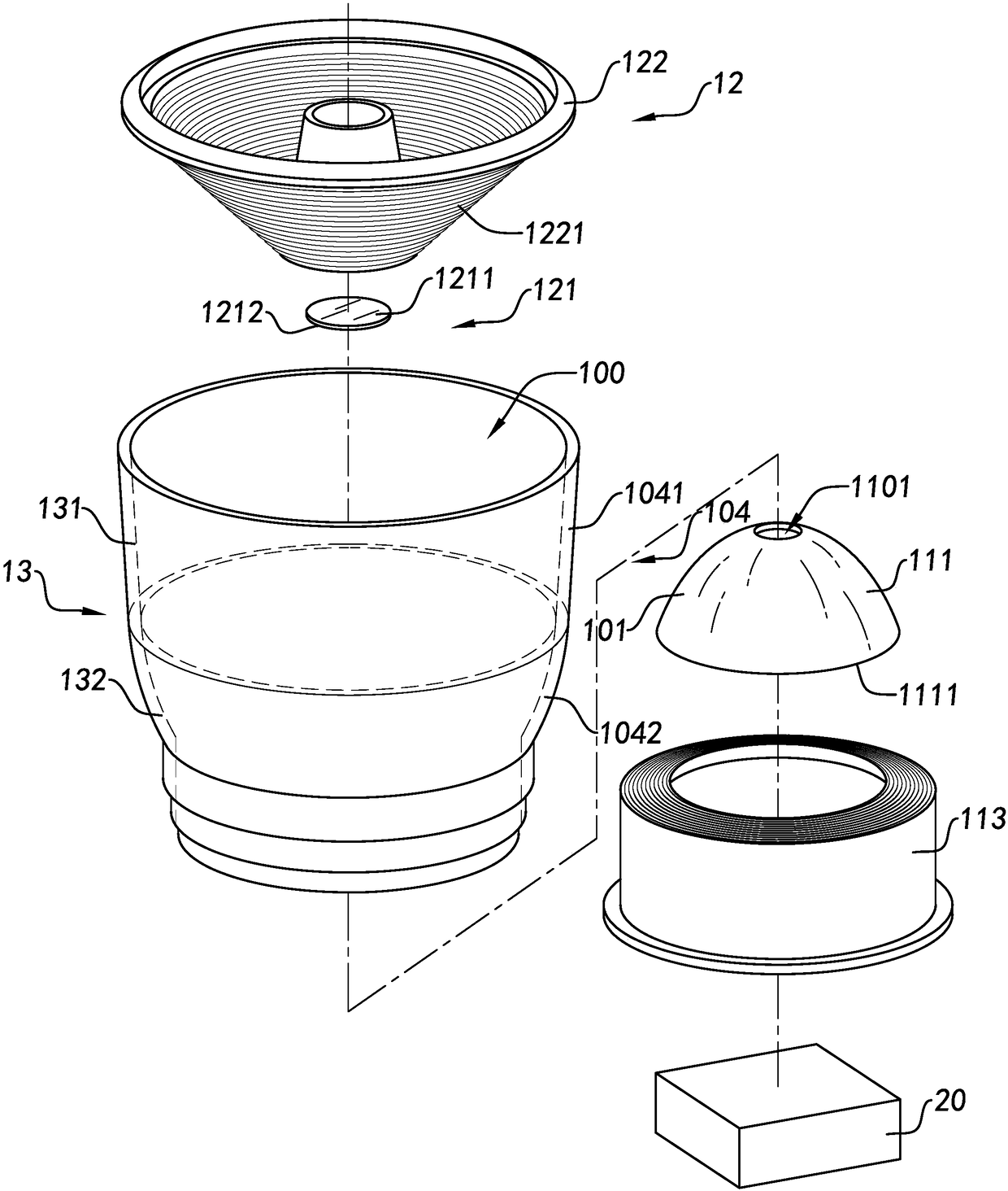 Optical imaging device and its light collector