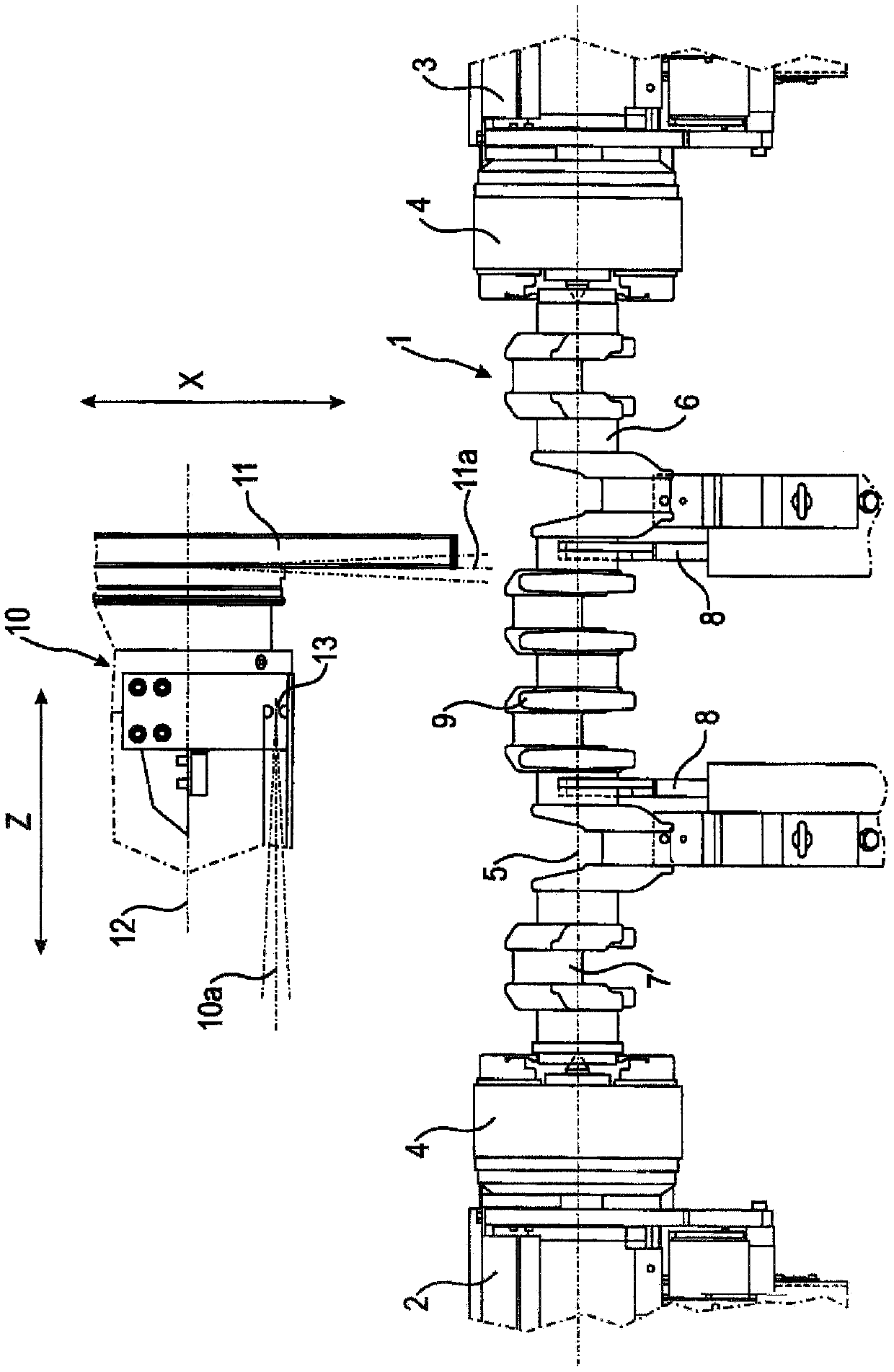 Grinder arrangement and method for pivoting a grinding spindle unit