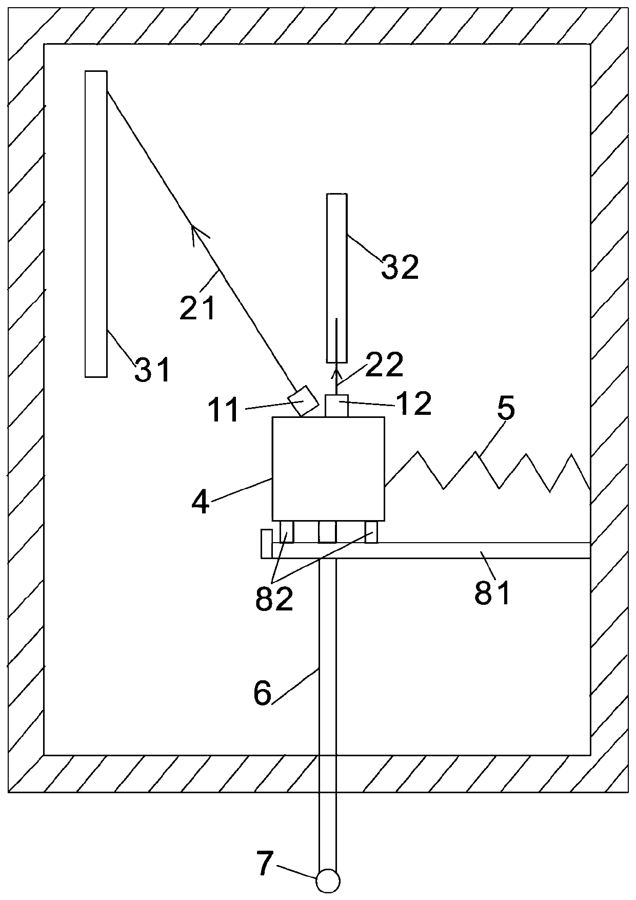 A two-dimensional linear measuring head with direct incident optical arm amplification