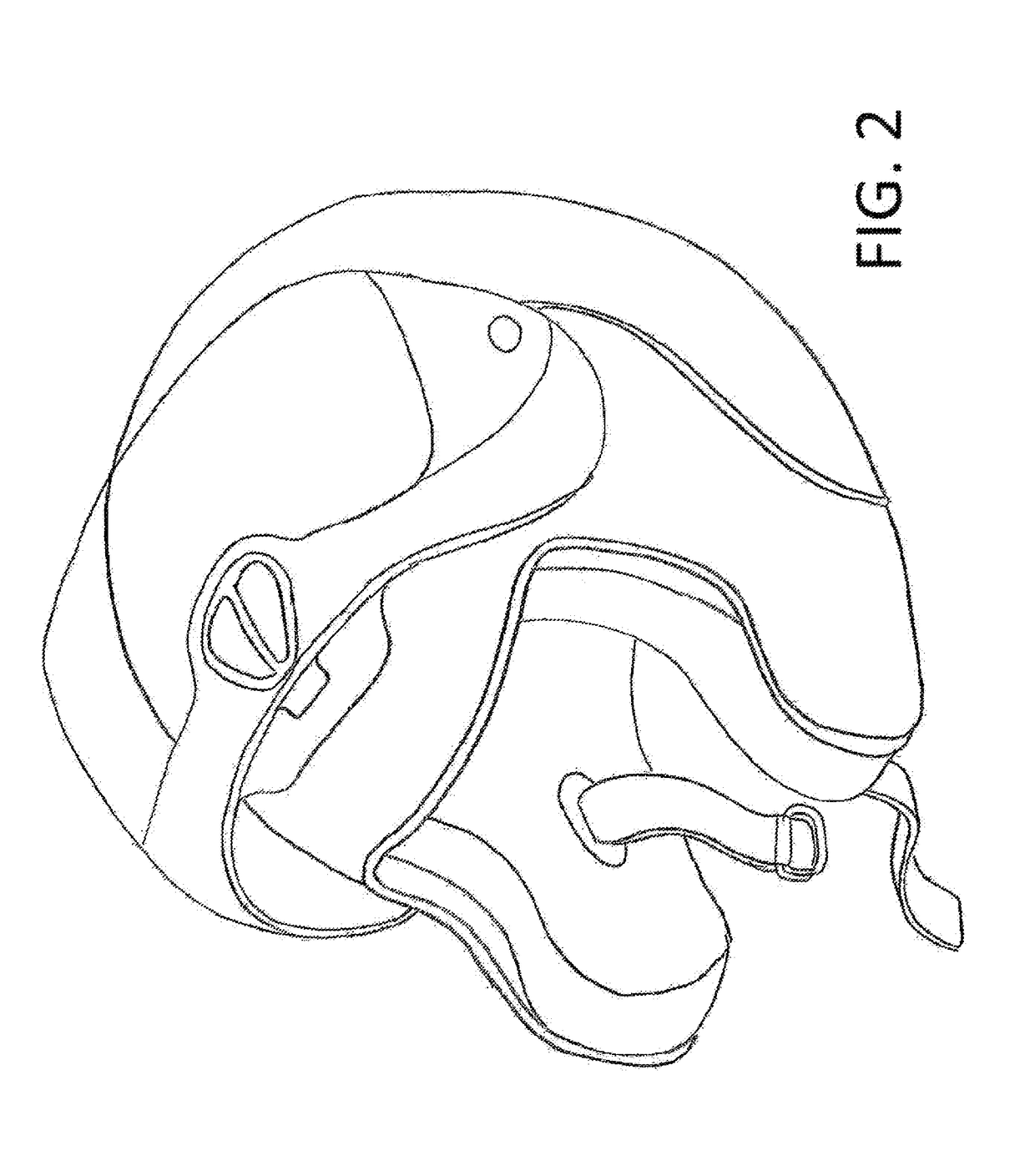 Air control pads and system for an helmet and helmet equipped with same.