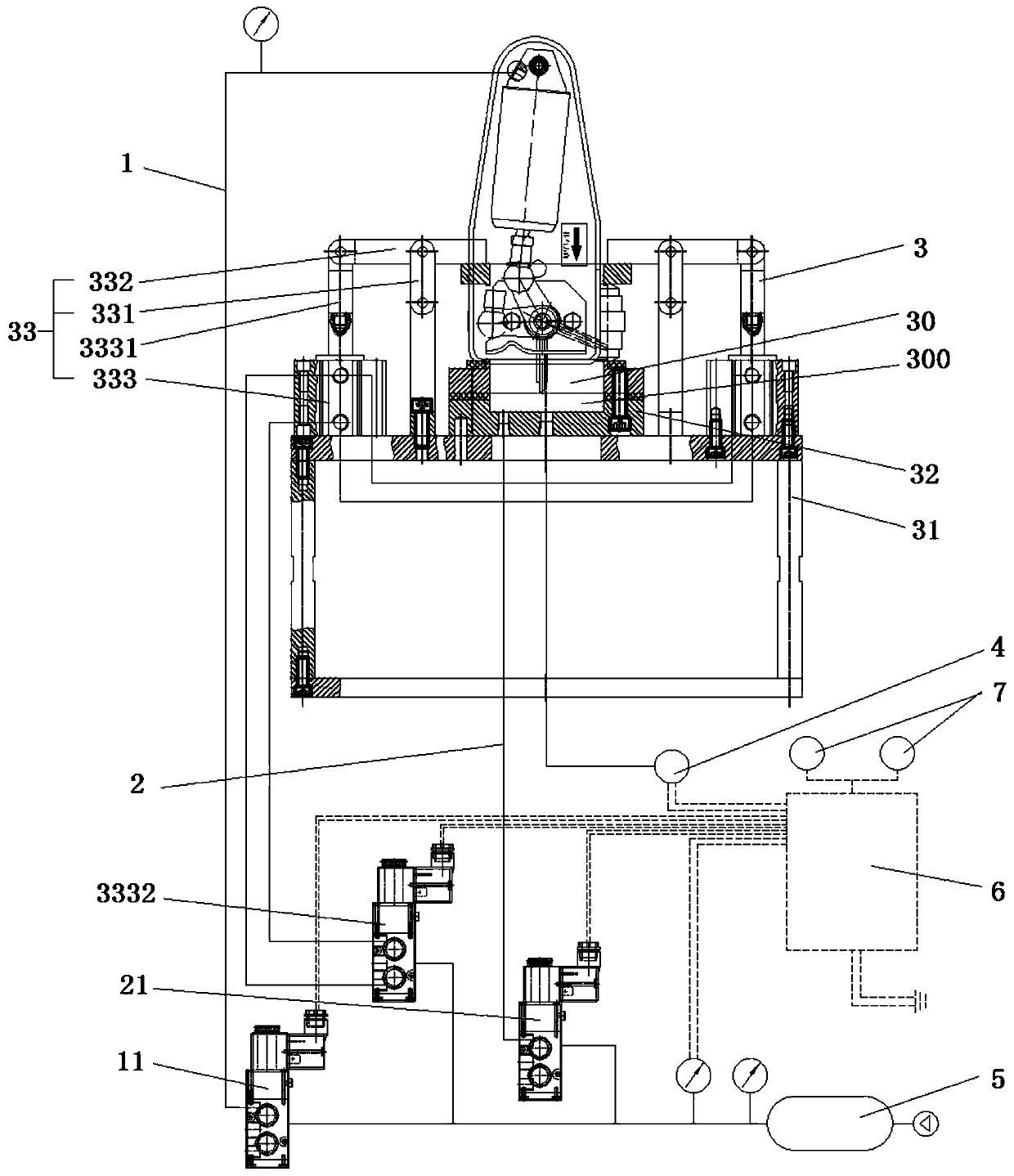 Exhaust butterfly valve detecting device and method