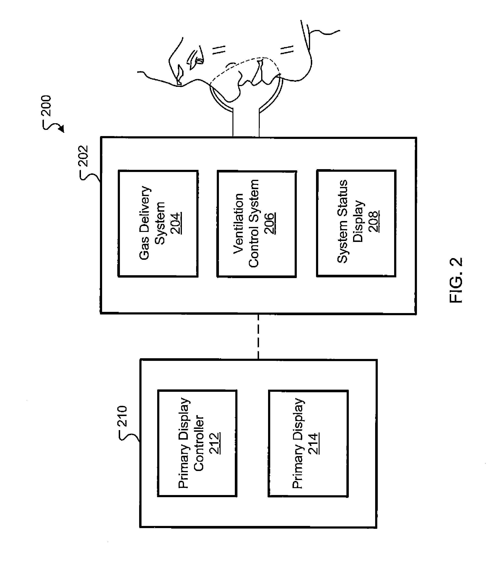 Ventilation System With System Status Display For Maintenance And Service Information