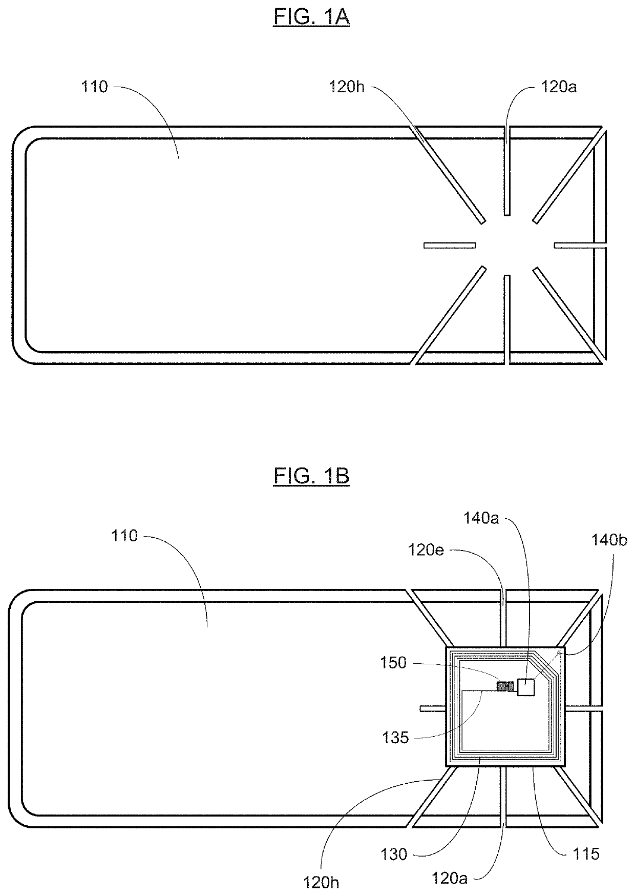 Read-Through Metal Tag and Methods of Making and Using the Same