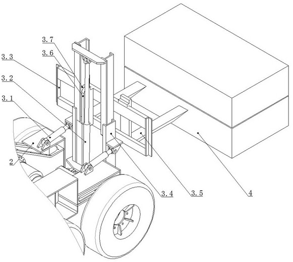 Coal mine underground moving multifunctional battery car and underground working face material handling method