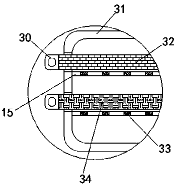 Energy-efficient filtering apparatus used for recovering 2,6-dihydroxy waste liquid raw material