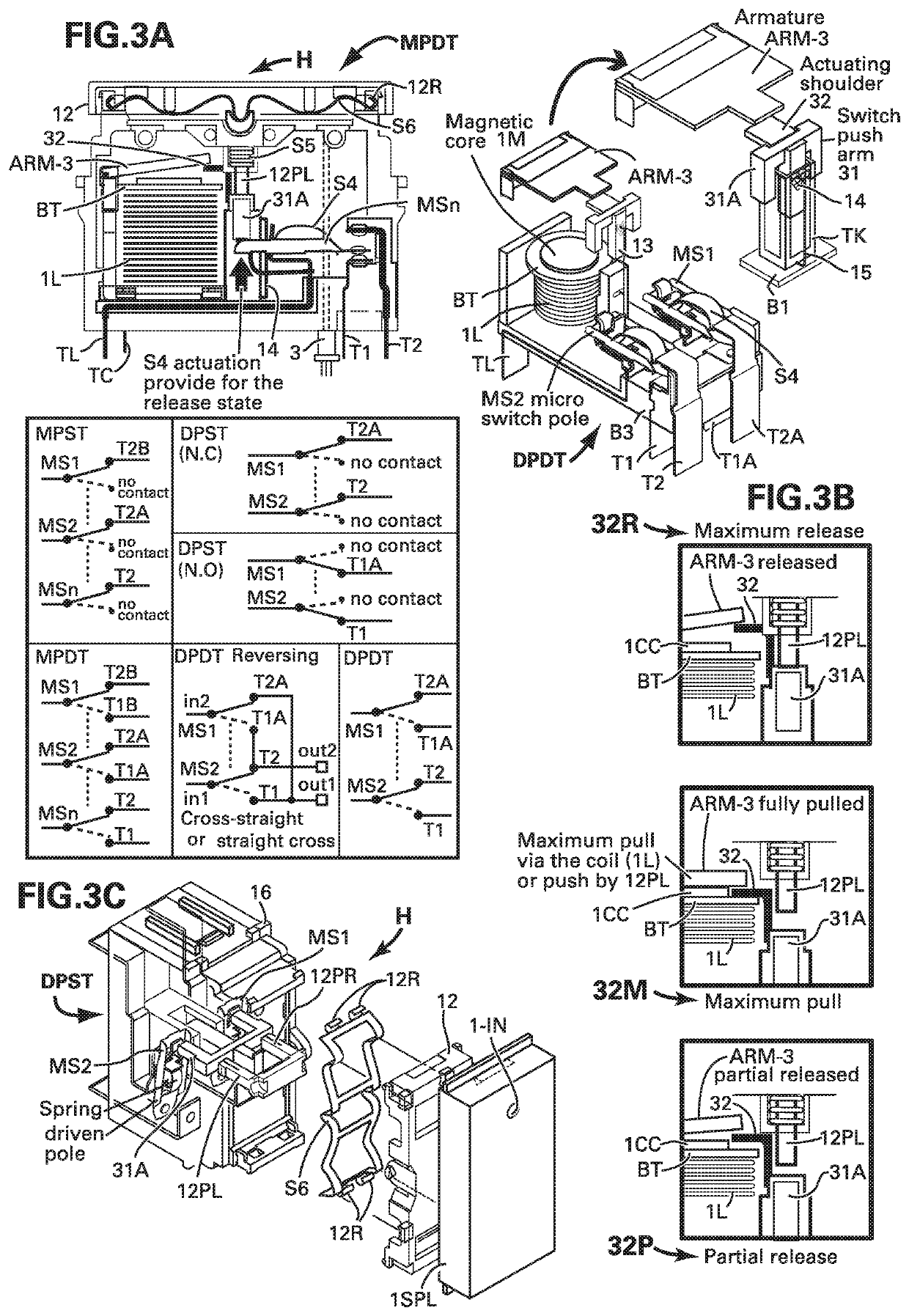 Apparatus and method for powering a coil of latching relays and hybrid switches