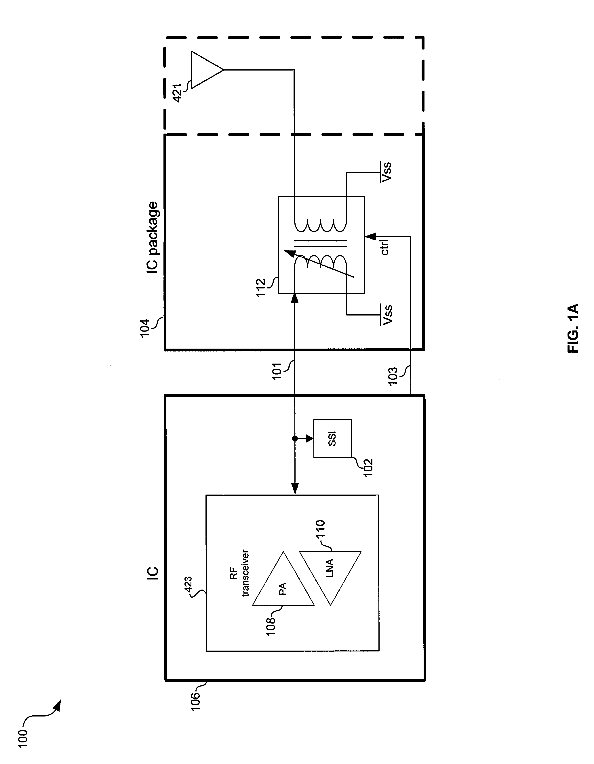 Method and system for configuring a transformer embedded in a multi-layer integrated circuit (IC) package