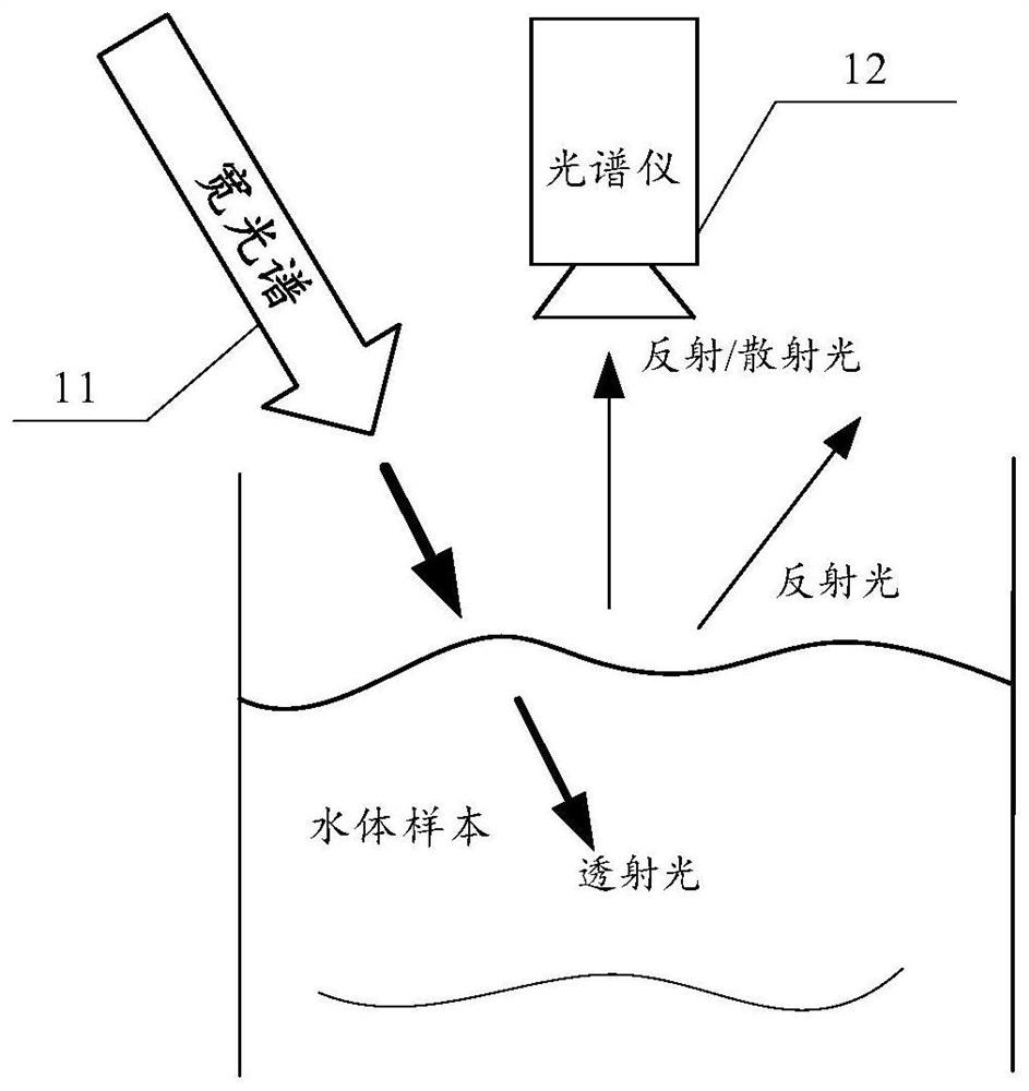 Water quality detection device and method and control system