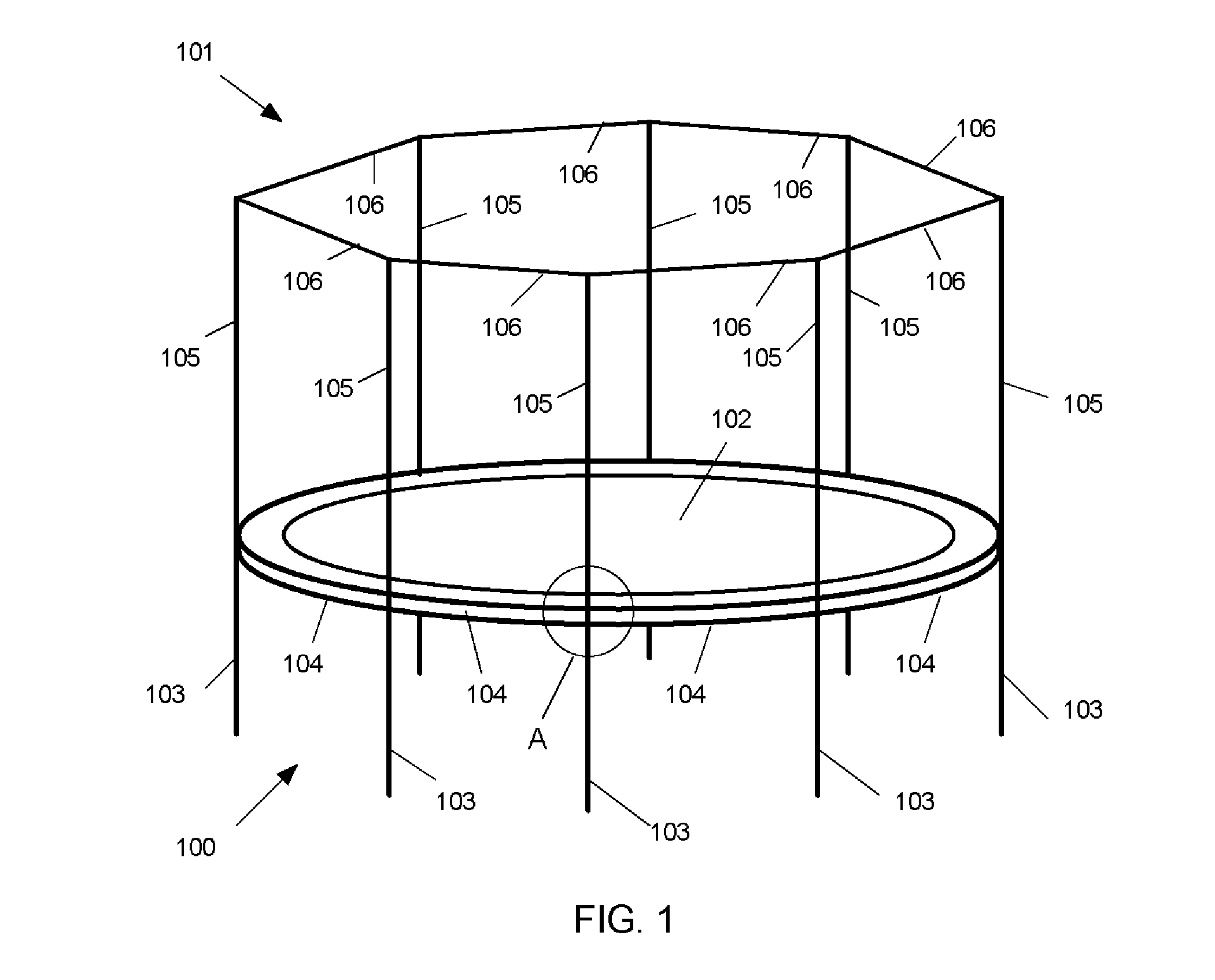 Recreational structure using a sleeve-joint coupling