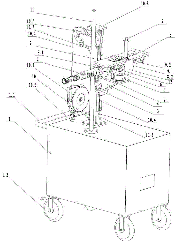 Tightening device for assembling vehicle