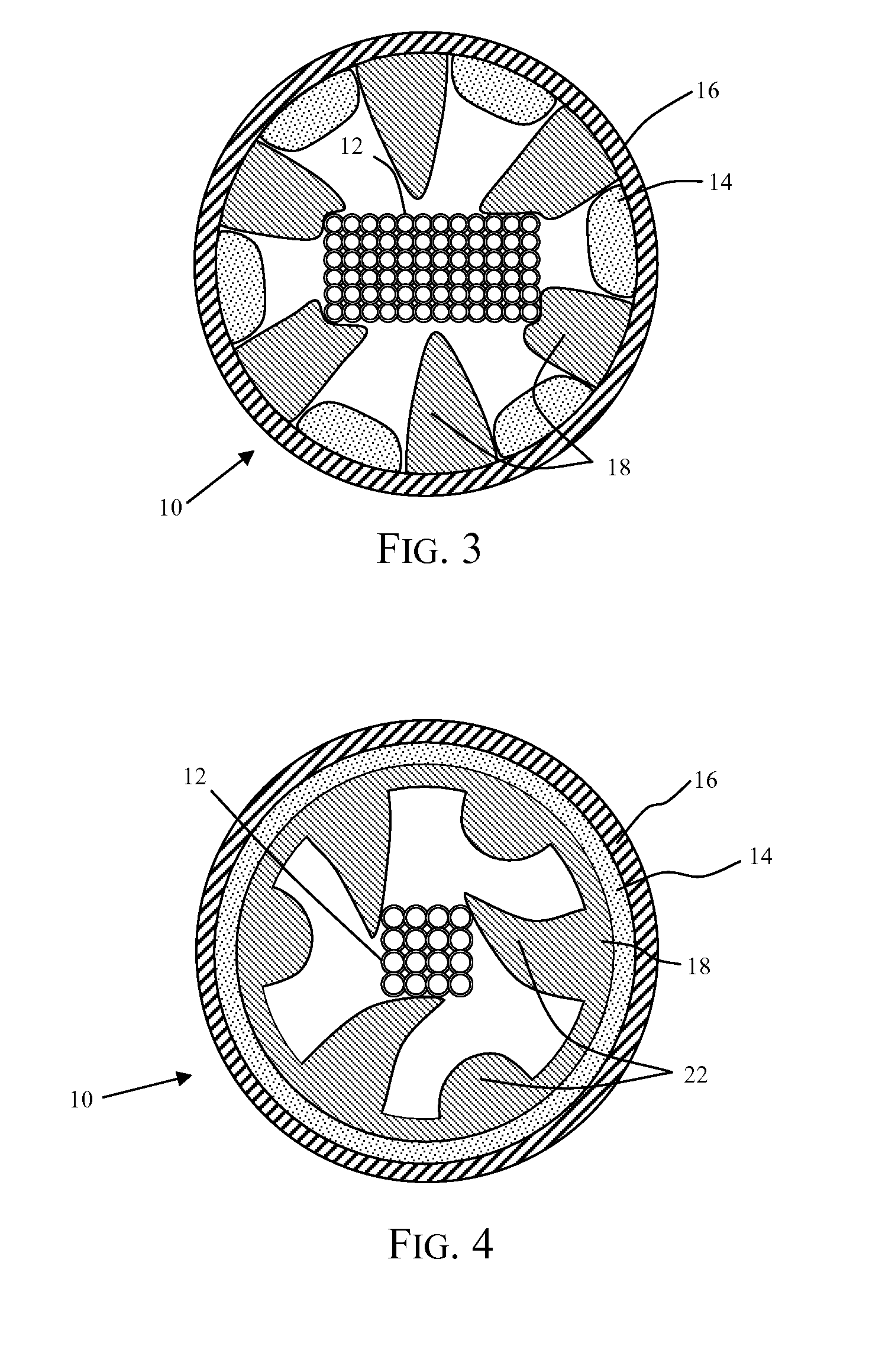Optical Fiber Cable Having Raised Coupling Supports