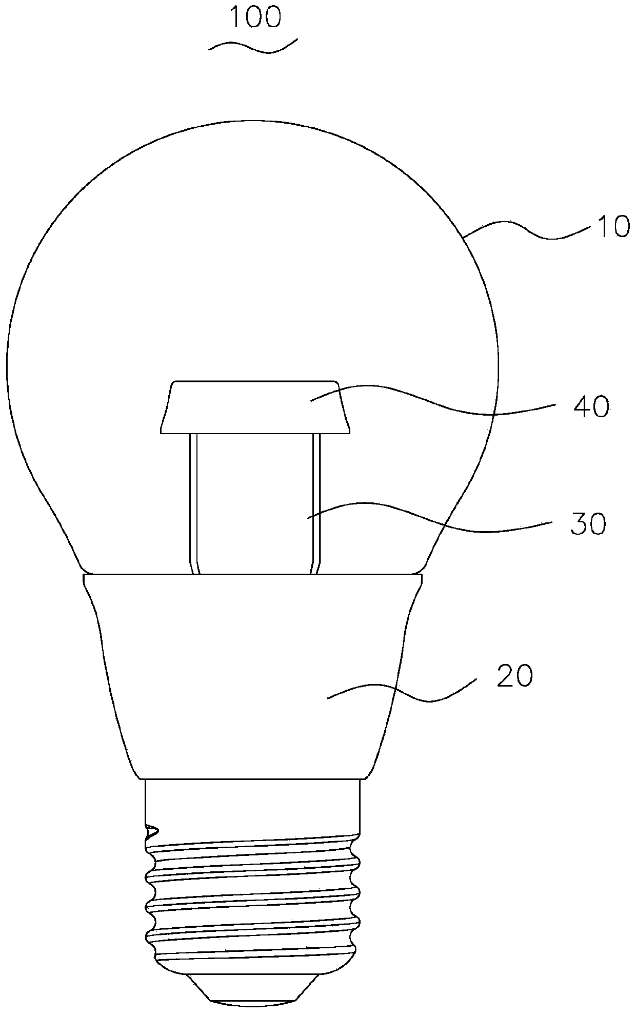 Light-emitting diode (LED) lamp