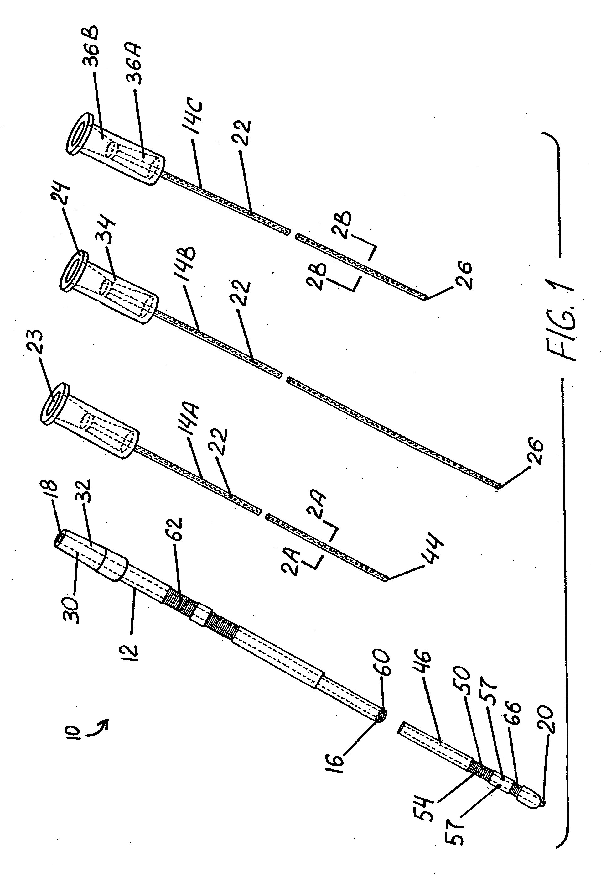 Catheter system for intracranial treatment