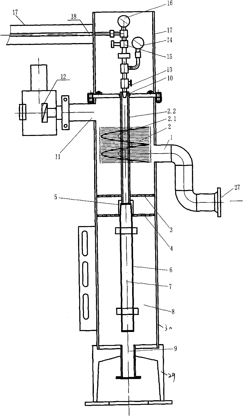 Passive type multifunctional well head backflow dredging compensating device