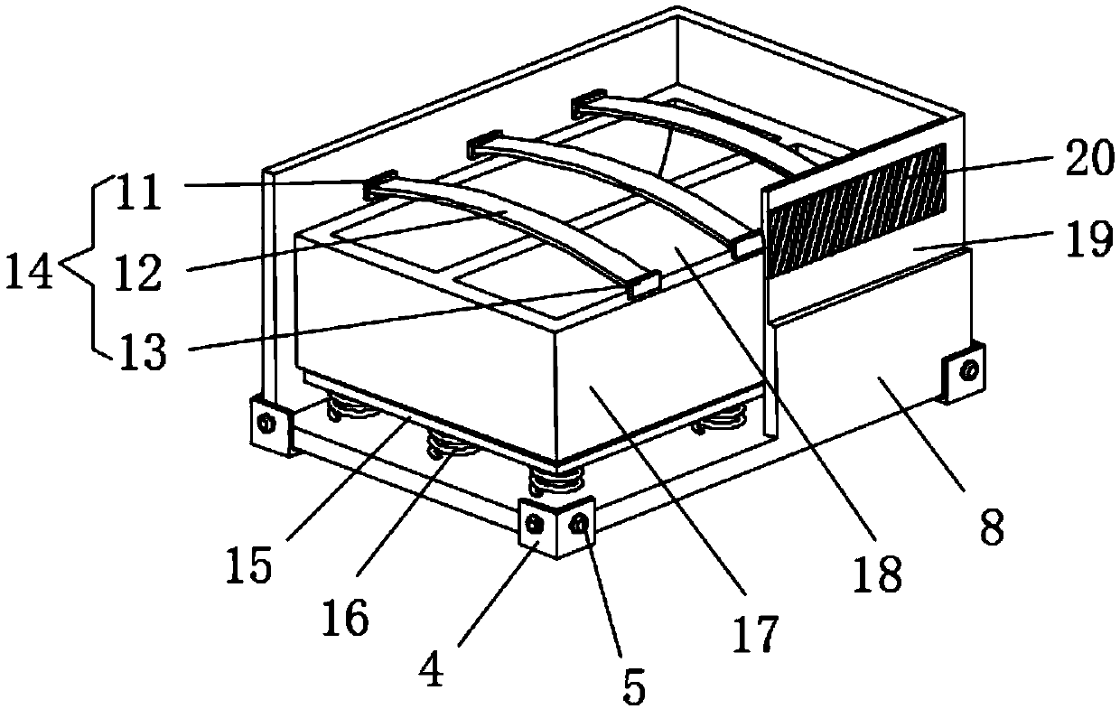 Fragile product packaging structure with anti-counterfeiting function