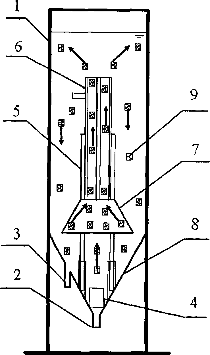 Self-cleaning submerged tubular membrane bioreactor