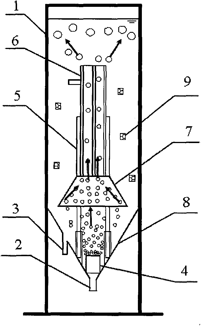 Self-cleaning submerged tubular membrane bioreactor