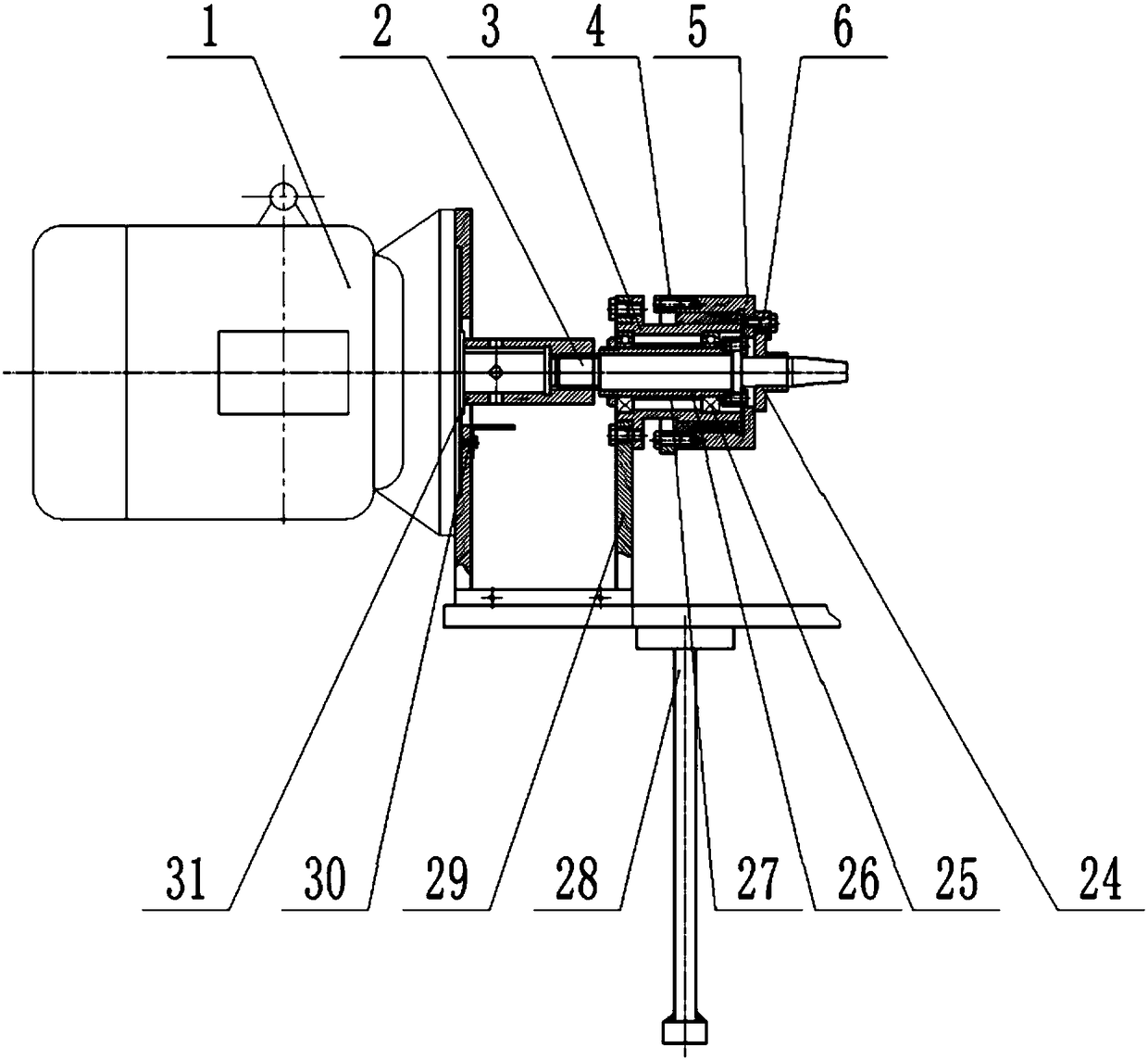 Generator online testing device and method