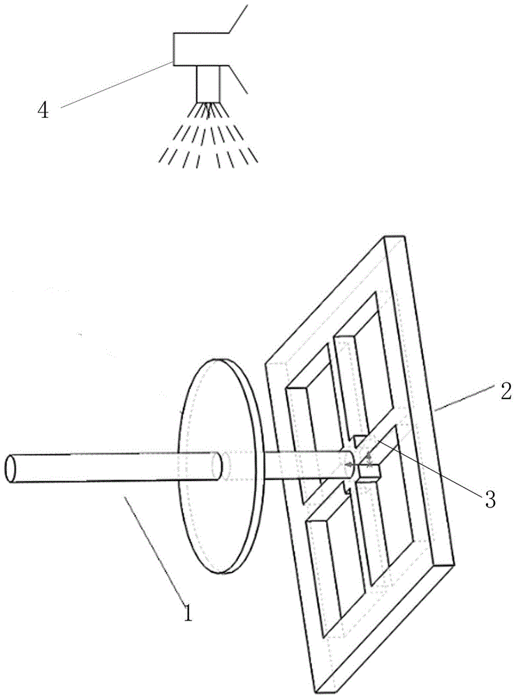 Mining MEMS anemometer electric insulation self-cleaning packaging method