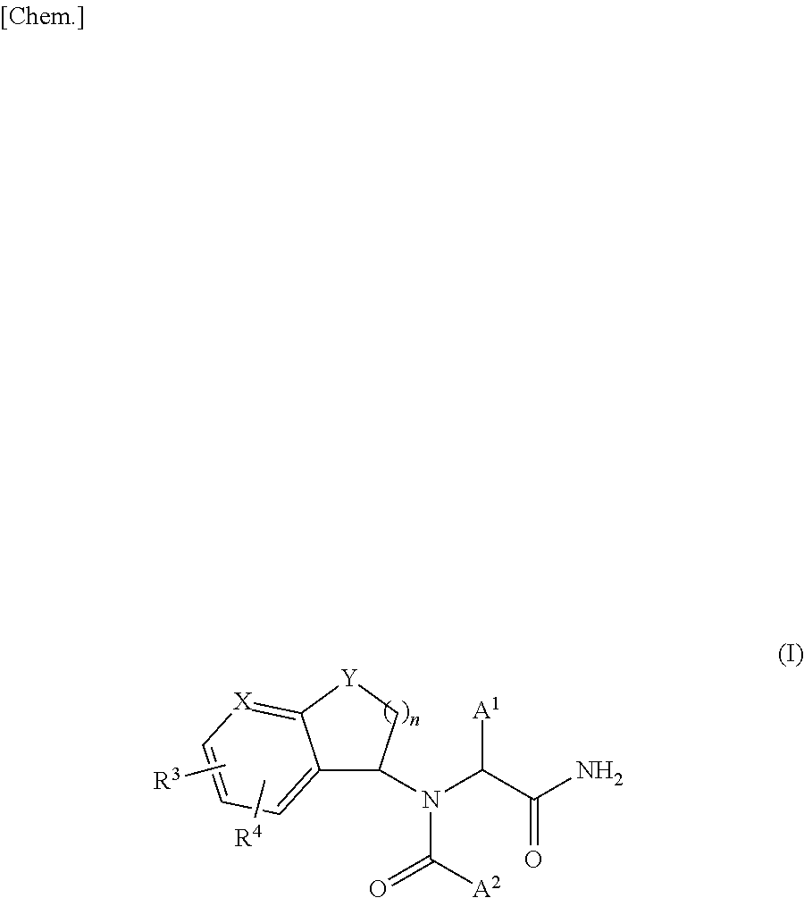 α-Substituted glycinamide derivative