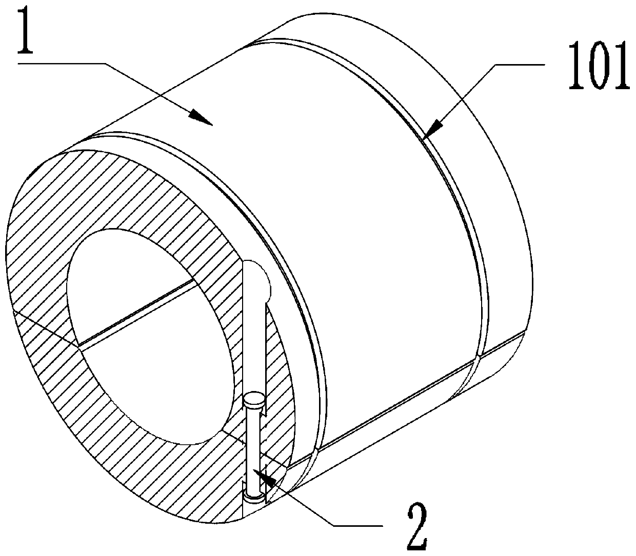 A rat-proof climbing device for docking of ship cables