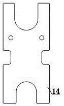 Auxiliary pushing device for aluminum panel processing