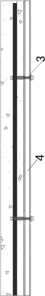 Mounting structure and method of stone curtain wall on PC plate