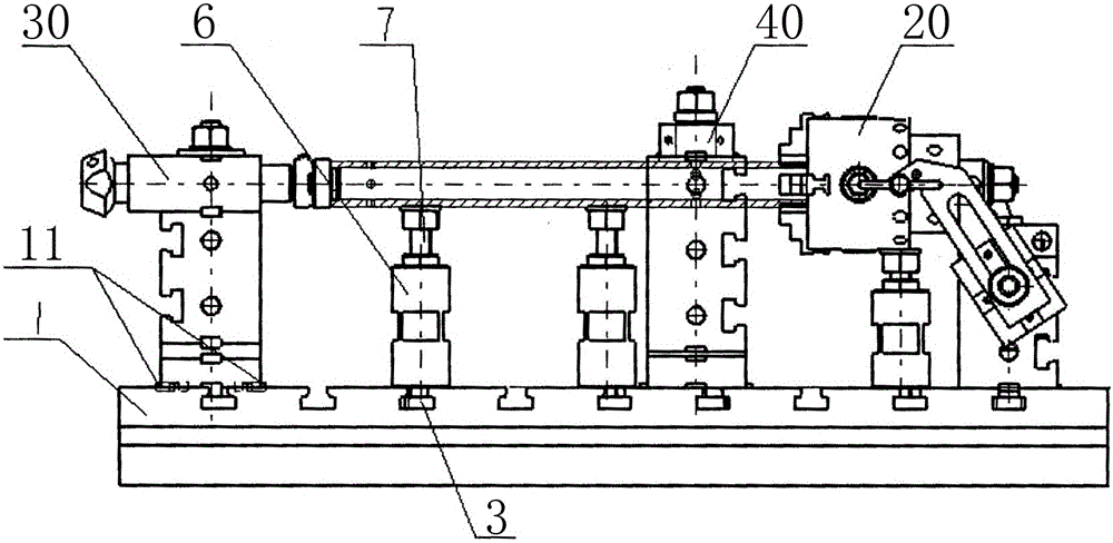 Mechanism capable of drilling radial holes in indexing manner and drilling method