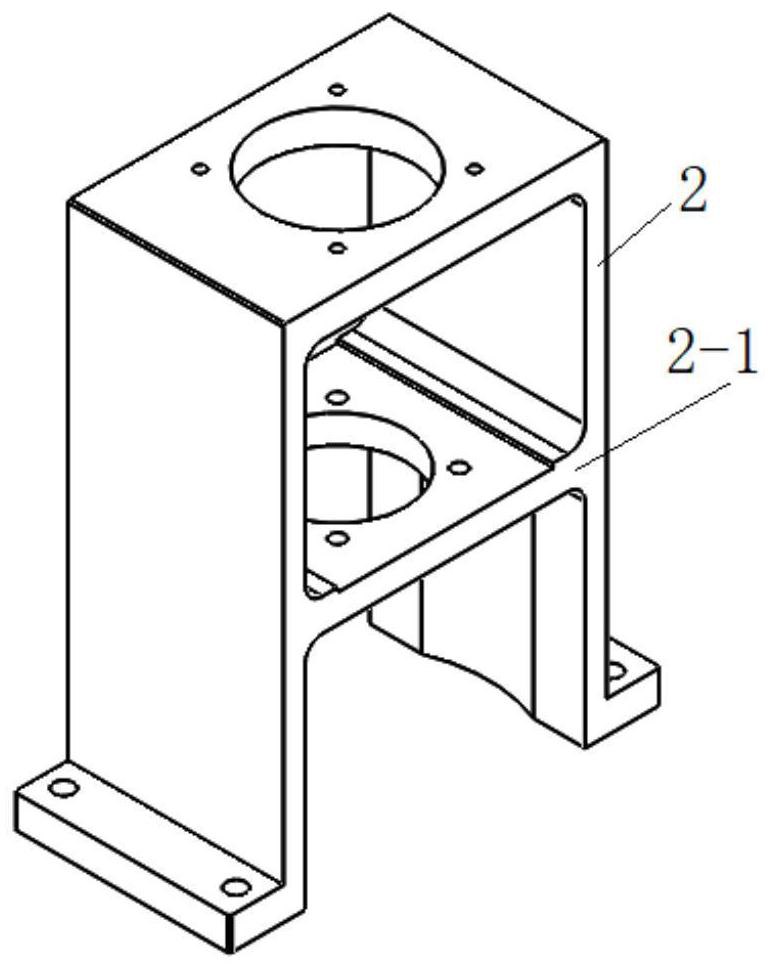 A linear guide rail translation mechanism