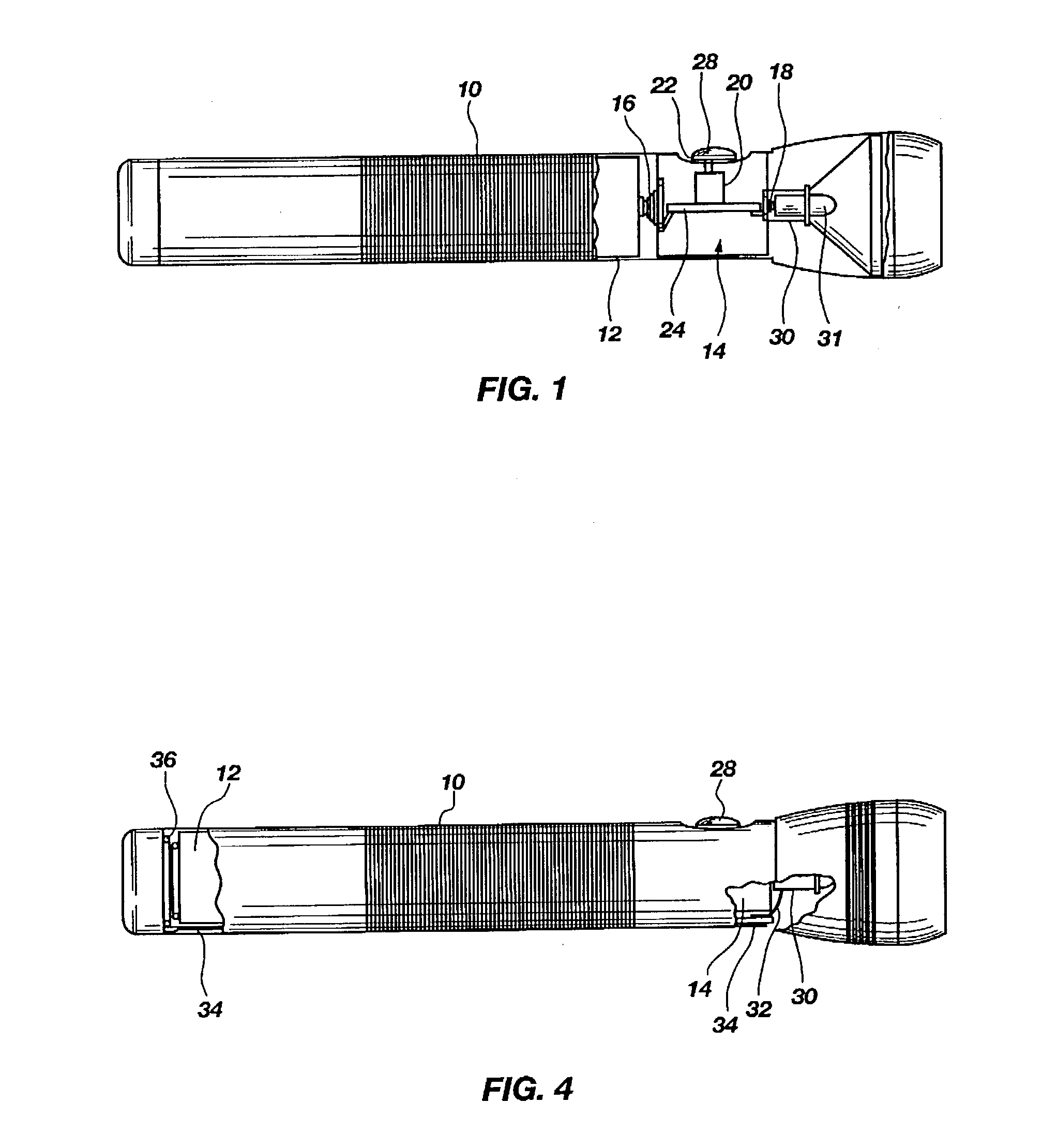 Flashlight and flashlight electrical connectors